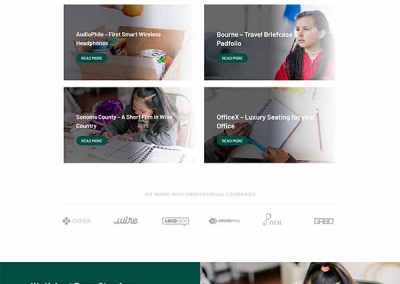 Divi Crowdfunding Charity Layout