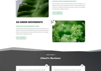 Divi Green Energy Layout